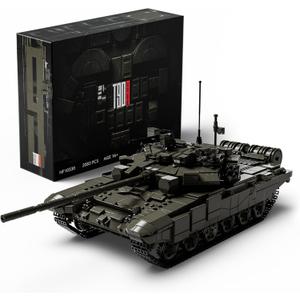 Nifeliz T-90A Military Tank Building Set for Adults, Military Vehicle Model Set with Realistic Details, Ideal for Army Collectors and Building Enthusiasts (2,083 PCS, NF10330)
