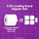 Cottonelle Ultra Comfort Toilet Paper with Cushiony CleaningRipples Texture, Strong Bath Tissue, 24 Family Mega Rolls = 108 Regular Rolls (4 Packs of 6)