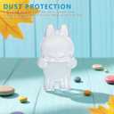 2 x Clear Acrylic Protective Case for 17cm Doll - Protective Display Cover for Blind Box Figures, Dust-Resistant Doll Storage Box, No Doll Included (Standing)