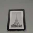 Upsimples 5x7 Picture Frame, Display Pictures 4x6 with Mat or 5 x 7 Without, Wall Hanging Photo Frames, Black, 1 Pack