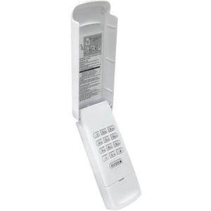 QSDIYRF Garage Door Opener Keypad for Liftmaster Chamberlain Craftsman Garage Door Opener, Replace Wireless Keypad 877MAX Keyless Entry with 315/390 MHZ Learn Button Produced Since 1993,White