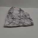 Walrus Round Vinyl Fitted Tablecloth with Flannel Backing Elastic Edge Design Table Cover Waterproof Oil-Proof PVC Table Cloth Stain-Resistant Best for 37"-44" Round (Marble)