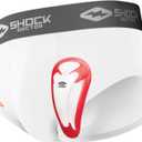 Shock Doctor Boy's Core Brief with BioFlex Athletic Cup, Moisture Wicking Vented Protection, Youth Sizes (Medium, White)