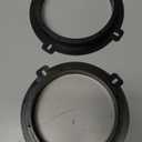 NuIth Front Rear 6.5 inch Door Speaker Adapter Spacer Ring for 2004-2009 KIA/2010-2013 Hyundai, 6.5"-6.75 Speaker Adapter Brackets for Aftermarket Speaker Installation