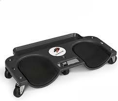 Rolling Knee Creeper/Pads Swivel Castors,Tool Tray,High-Impact Frame