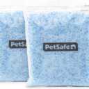 PetSafe ScoopFree Premium Crystal Cat Litter - Outperforms Clay Litter - Less Tracking, Dust for A Fresh Home - Non-Clumping - Two 4.3 lb Bags of Litter (8.6 lb Total) - Original Blue