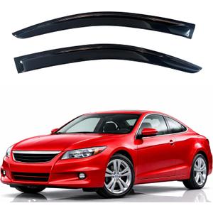 KPY Rain Guards Fit for 2008-2012 Honda Accord Coupe, Out-Channel Window Visors Vent Wind Deflectors 2PC, Car Accessories for 08-12 Accord (Coupe Only)