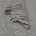 Waterproof Faux Linen Tablecloth for Round Dining Table, Decorative Fabric Rustic Tablecloth Cover for Holiday, Banquet, Outdoor & Kitchen Table(60 Inch, Round (2-4 Seats), Ivory)