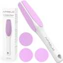 AprElm 3-Sided Glass Foot Callus Remover, Professional 3-in-1(Coarse, Medium, Fine) Foot File, Pedicure Tools for Feet Hard Skin Smooth Polishing (Pink)