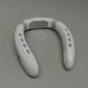 Neck Fan, Neck Air Conditioner Wearable Personal Fan with Cooling Plate, 5200mAh Large Battery, Ergonomic Design, White
