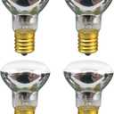 Lava Lamp Bulb,30W E17 R39 Reflector Type Lava Lamp Bulbs Replacement,Original Heat Light Bulb for Lava & Glitter Lamps,Long Lifespan High Heat Output,2700K Warm White,Dimmable,Pack of 4