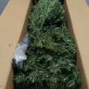 6ft Christmas Tree, Artificial Xmas Tree with 1000 Branch Tips Holiday Party Decorations 1 Minute Christmas Tree for Home Office Easy Assembly, Reusable, Metal Hinges & Foldable Base