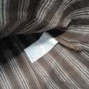 MakeMeChic Women's Striped Vest Tops Sleeveless Bow Tie Front Tops Going Out Brown X-Small