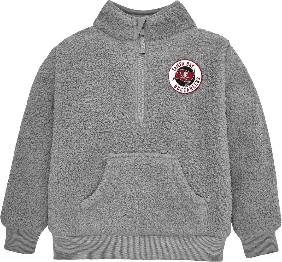 Gerber Baby NFL Team Sherpa Mock Neck Pull Over Sweatshirt (Gray)
