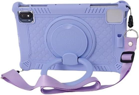 Tablet Case Suitable for TCL 10 Tab Max 4G 10.36inch Android 9296G Case Soft Silicon Protect Shell Tablet Stand Cover(Purple)