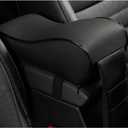 WJSKDQ Car Armrest Cushion Soft Memory Foam Car Armrest Cushion Armrest for Car Center Console Black