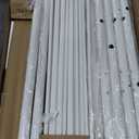 DHP Metal Canopy Kids Platform Bed with Four Poster Design, Scrollwork Headboard and Footboard, Underbed Storage Space, No Box Sring Needed, Twin, White