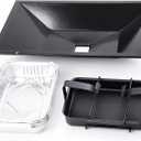 99250/7515 Grease Tray Set with Catch Pan & Holder - 10pack Liner Drip Pan Replacement for Weber Spirit 310/320/700 (2007-2012: Side Control), Genesis Silver/Gold/Platinum B/C Grills