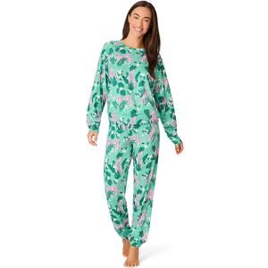 PJ Salvage Women's Cloud Jersey Jogger Pajama 2-piece Pj Set, Medium