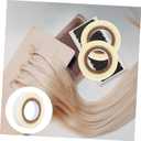 2rolls Easy Application Hair Wig Tape Yards Removable Adhesive for Women Hair Extensions Lace Front Wig (5x5cmx2pcs, Whitex2pcs)
