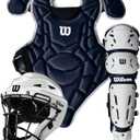 Wilson EZ Gear 2.0 Catchers Gear Kit (Small/Medium, Navy)