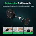 VIVOSUN 1050 GPH 100W Submersible Water Pump, Quiet Fountain Pump With 13.1 ft Head Lift, 6.6 ft Power Cord, 3 Nozzles, Tubing, & 2 Clamps, For Fish Tank, Pond, Aquarium, Hydroponics