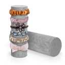 2 Pcs Vertical Headband Holder Organizer Soft Velvet Hairband Dislay Stand Head Band Holders for Girls, Gray