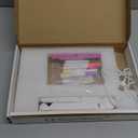 Acrylic Dry Erase Board with Light 11.8 X 7.9 Clear Light up Dry Erase Board with Stand Desktop Glow Memo LED Letter Rewritable Message Board White Board LED Note Board with 7 Color Markers