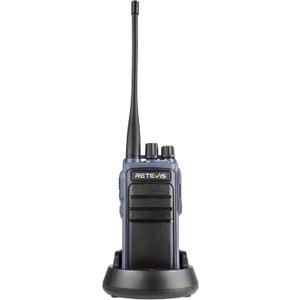 Retevis MateTalk C4 Rechargeable Walkie Talkies for Adults, Intelligent Voice Control, Durable Two Way Radio, 2500mAh, USB-C, VOX, Emergency Alarm, GMRS Handheld Radios for Camping Road Trips(1Pack)