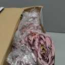 8 Bundles Artificial Peonies Flowers Boho Faux Flowers Arrangements Artificial Centerpiece Spring Bouquet Floral Wedding Decoration for Vase(Dark Purple)