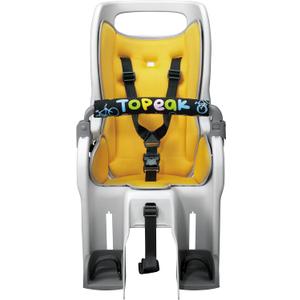 Topeak BabySeat II with MTX 2.0 Rack for 26 Non-Disc Bikes Child Seat with Suspension System, Adjustable Harness, Wrap-Around Safety, Roll Bar Handle, QuickTrack Compatible, 60 lb Capacity, TCS2208