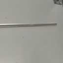 30" Chrome Framed Shower Door Replacement Drip Rail with Vinyl Sweep Door Water Deflector, Applied Mounting Tape and Screws (30Inch)