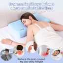 Memory Foam Pillows, Patented Ergonomic Cervical Pillow for Neck Pain Relief, Comfortable and Breathable Cooling Pillow, Bed Pillow for Side, Back and Stomach Sleepers