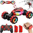 Spider Remote Control Car Gesture Sensing Hand Controlled Stunt Car, 4WD Drift Twist Off-Road Vehicle with Light Music, Birthday Xmas Gifts Suitable for Boys and Girls