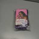 2 x Purple Braiding Hair 24 Inch Long Pre Stretched Hair Straight Yaki Texture Synthetic Hair Extensions Softness, 2 Packs