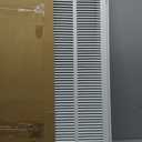 HVAC Premium 10 x 32 Duct Opening Steel Return Air Filter Grille, for 1-inch Filter, Removable Door, Flat Stamped HVAC Vent Cover Grille, Outer Dimensions 12.5 x 34.5