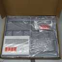 3 Tier Drawer Organizer - Expandable Junk Drawer Organizer Smart Office Supply Organizer, Folding Kitchen Drawer Storage Multi Level Desk Organizer for Makeup, Jewelry, Cosmetics Storage(2 Row 3 Tier) (Grey)