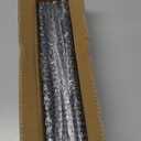 Hiceeden 10 Pack 3/4 Inch x 12 Inches Black Pipe Fittings, Industrial Iron Pipe Nipples, Steampunk Vintage Style Iron Pipe Fittings for DIY Furniture, Matte