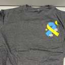 Down Syndrome Awareness Shirts Women Down Syndrome Support Shirt Ribbon Love Heart Graphic Tee Tops 2XL Grey