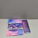 Feela 7 Pack Neon Pattern Jumbo Fabric Book Covers, Washable Durable Reusable Nylon, Stretchable for Hardcover Textbooks & Notebooks up to 9'x11'