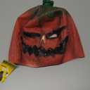 CreepyParty Deluxe Novelty Halloween Costume Party Props Latex Pumpkin Head Mask (Pumpkin)