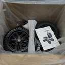 All Terrain Foldable Knee Scooter Walker - Economical Knee Walker for Foot Injuries, Compact Crutches Alternative - Black