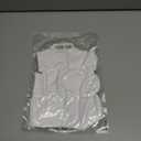 3 Pack Girls White Ruffle Dress Short Socks, Cute Scallop Frilly School Uniform Cotton Crew Ankle Socks (White, M)