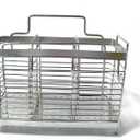 Utensil Holder,Stainless Steel Utensil Drying Rack,with Drain Tray,Basket Holder with Hooks 3 Compartments Draining Basket,Kitchen Countertop Organizer with 4 Hooks for Forks Spoons Chopsticks