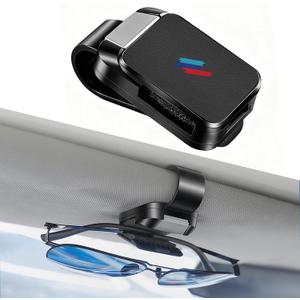1 Pack Car Sunglass Holder Fits for BMW X3 X5 X7 X1 iX X6 X2 X4 4 3 5 7 2 8 Series Z4 XM, Car Visor Glasses Holder Durable Sunglass Holder Clip Car Interior Accessories (Black)