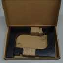 2 Pack Plant Hanger Hooks for Indoor Hanging Plants, Farmhouse Wooden Hanging Basket Wall Hooks for Outdoor Flower Pots Lanterns Wind Chime Lights Garden Decoration (Black)