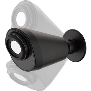 Adjustable Shower Holder Compatible with Delta Fit Kohler Magnetic Handheld Showerhead - 3M VBH Adhesive Tape for Strong Hold, No Drill, Any Height Use, Matte Black