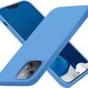 Cordking Designed for iPhone 13 Case, Designed for iPhone 14 Case, Silicone Ultra Slim Shockproof Protective Phone Case with [Soft Anti-Scratch Microfiber Lining], 6.1 inch, Blue