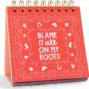 52 Weeks of Southern Sayings Flip Calendar for Desk by Callie Danielle, Aesthetic Cute Pink Desk Accessories, Motivational Decor, Fun Thoughtful Inspirational Gifts for Women