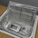 ECOPOOLTECH Pool Rail Organizer Cooler Basket for Above Ground Pools | 304 Stainless Steel Organizer with Patented Clamps, Fits 3.9–8.6 in Square Top Rails